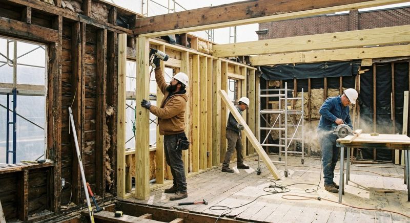 Damaged Framing Replacement in Kansas City, KS