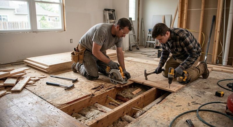 Structural Flooring Repair in Wilmington, NC
