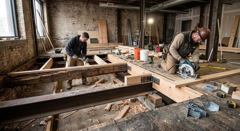 Floor Joist Repair in Kansas City, KS