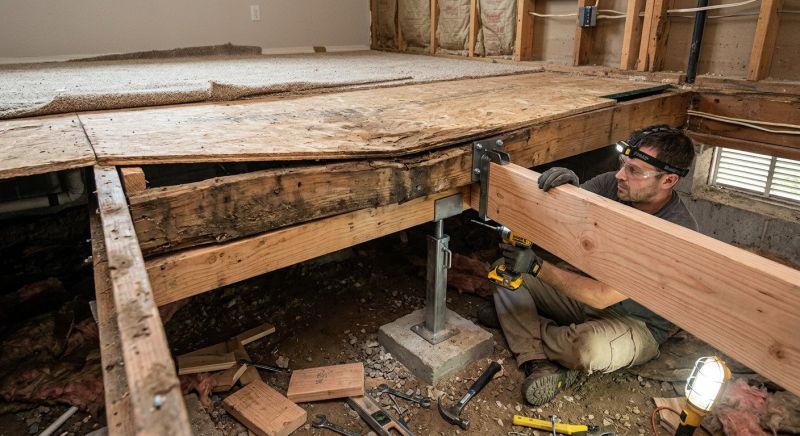Floor Joist Repair in Conroe, TX