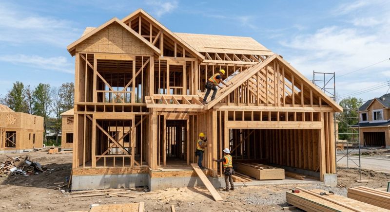 House Framing in Kansas City, KS