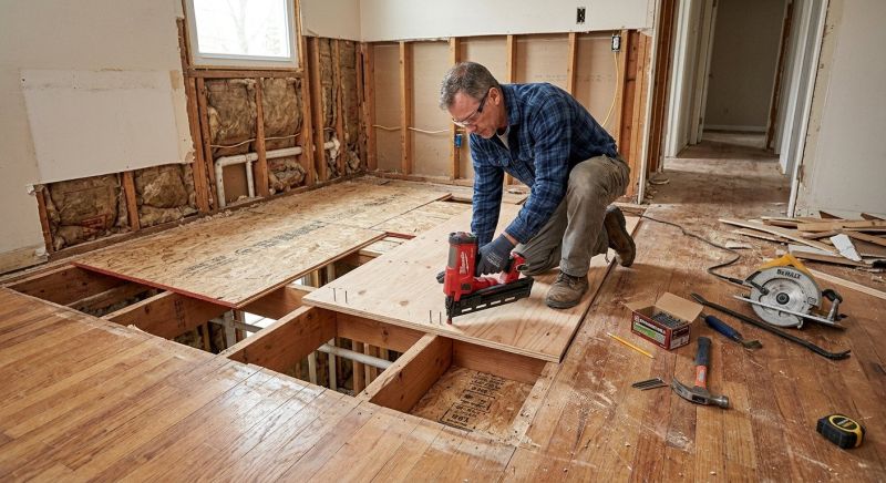 Sagging Floor Joist Repair in Conroe, TX