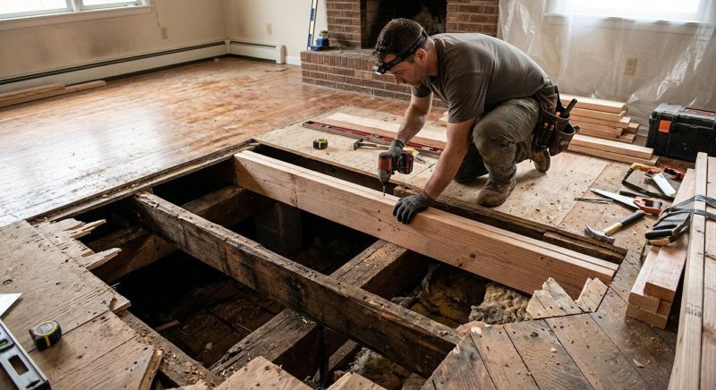 Structural Flooring Repair in Wilmington, NC