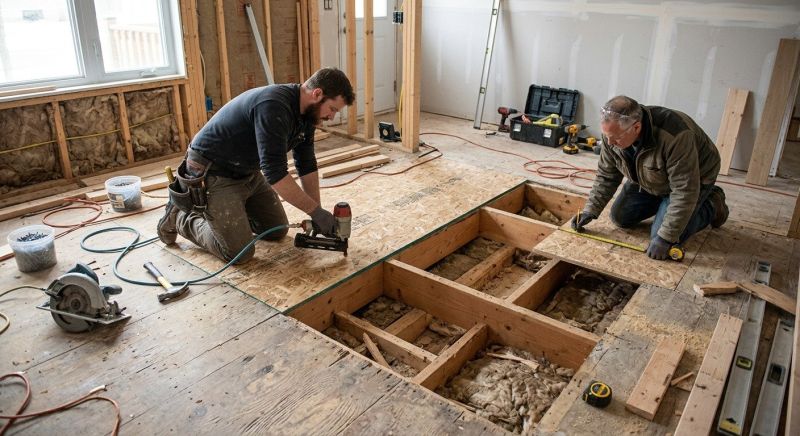 Structural Flooring Repair in Wilmington, NC