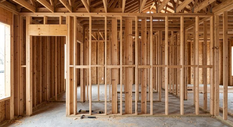 Stud Wall Framing in Kansas City, KS