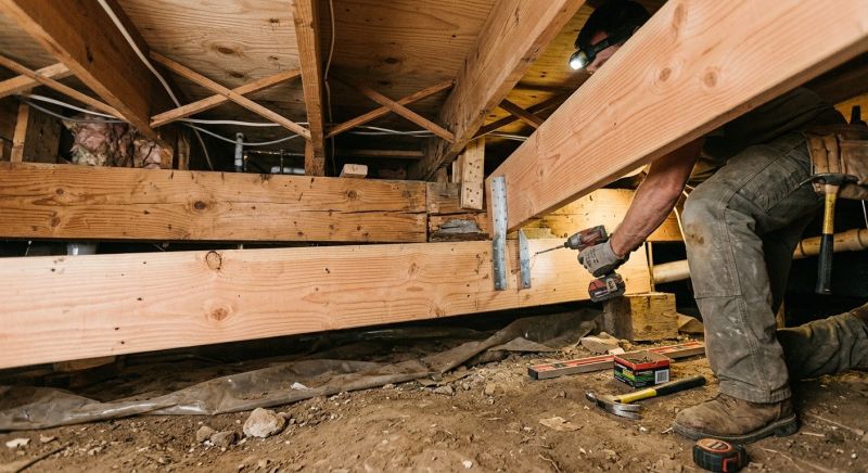 Subfloor Joist Replacement in Kansas City, KS