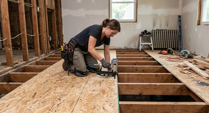 Subflooring Renovation in Kansas City, KS
