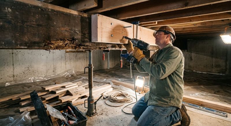 Support Beam Repair in Kansas City, KS