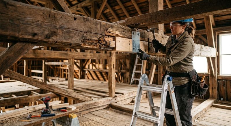 Support Beam Repair in Wilmington, NC