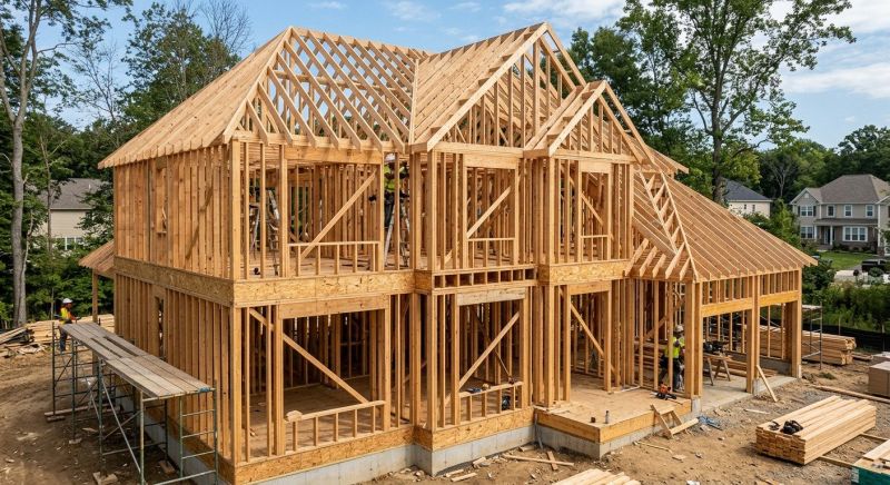 Timber Frame Construction in Conroe, TX