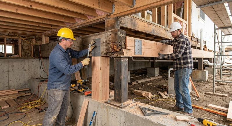 Wood Beam Repair in Kansas City, KS